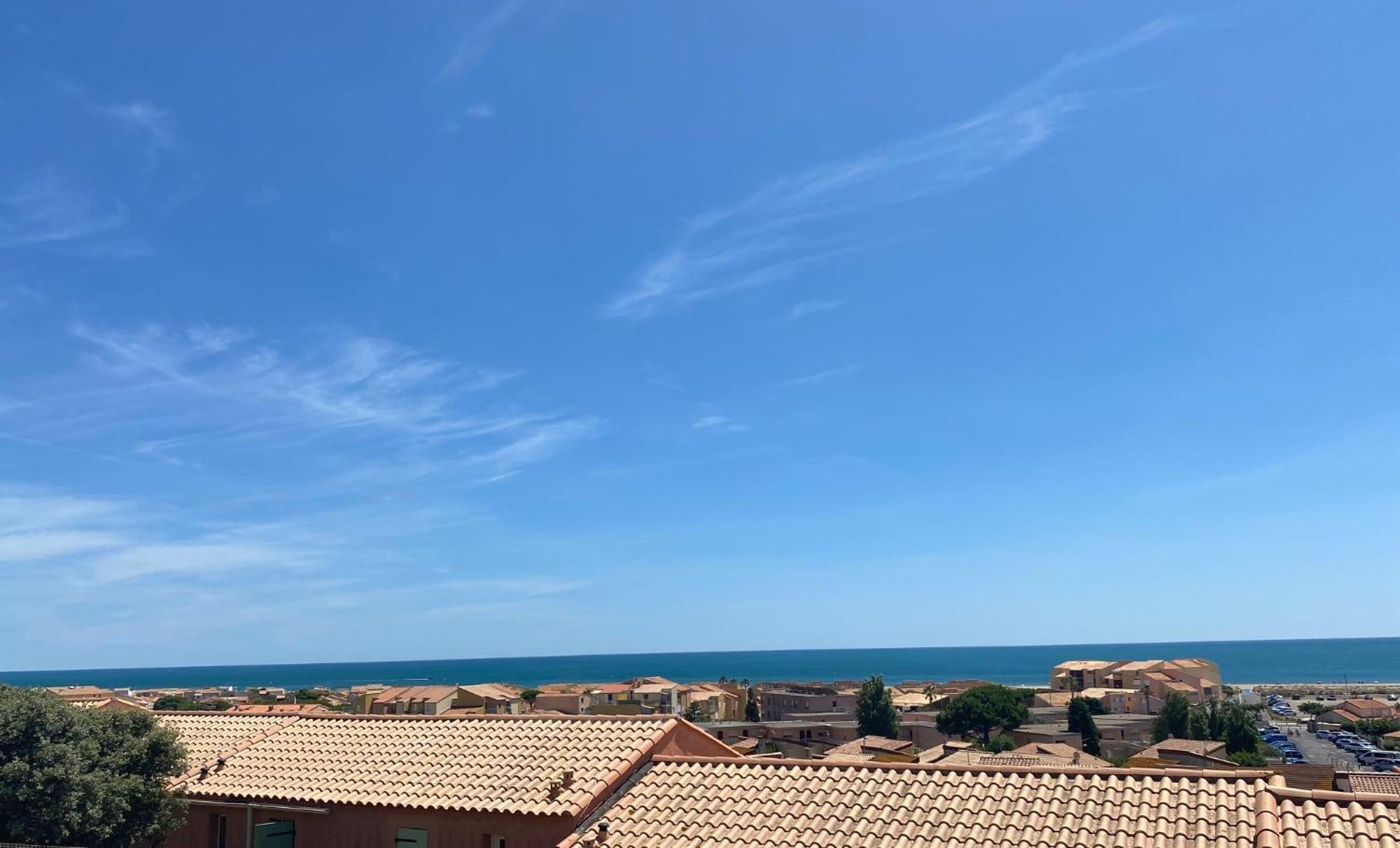 T3 Vue Mer Et Plage, Avec Wifi Et Parking Saint-Pierre-la-Mer  Exterior photo